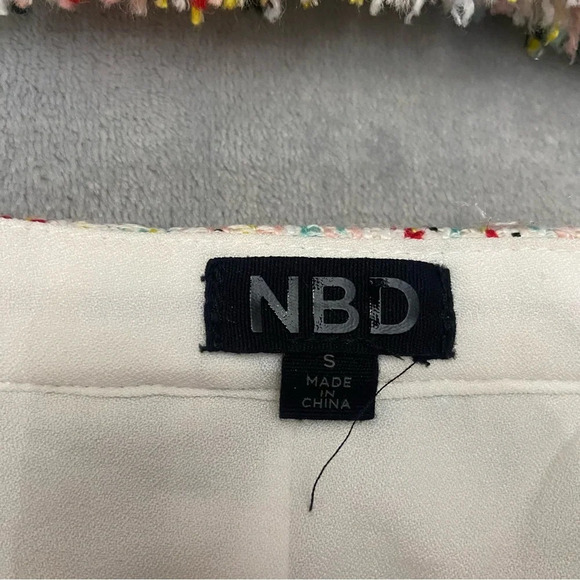 NBD Shawna Tweed Crop Top & Blair Mini Skirt Set in Pastel 27014 - Picture 8 of 12